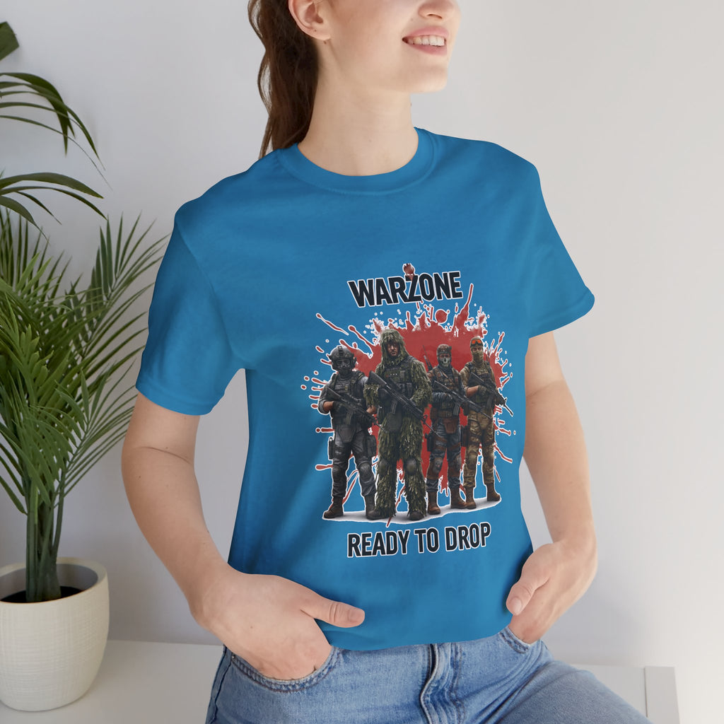Warzone Drop T-shirt for Squad's Fashion Sense and Diverse K/D Ratio