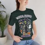 Witch Please Halloween T-Shirt - Sassy Witch Tee with Pumpkin Design | Funny Halloween Shirt - Atlas Briefly