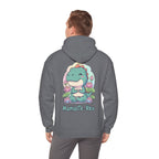 NamasTe-Rex Meditating Dinosaur Hoodie - Funny Yoga Sweatshirt | Zen T-Rex Gift - Atlas Briefly