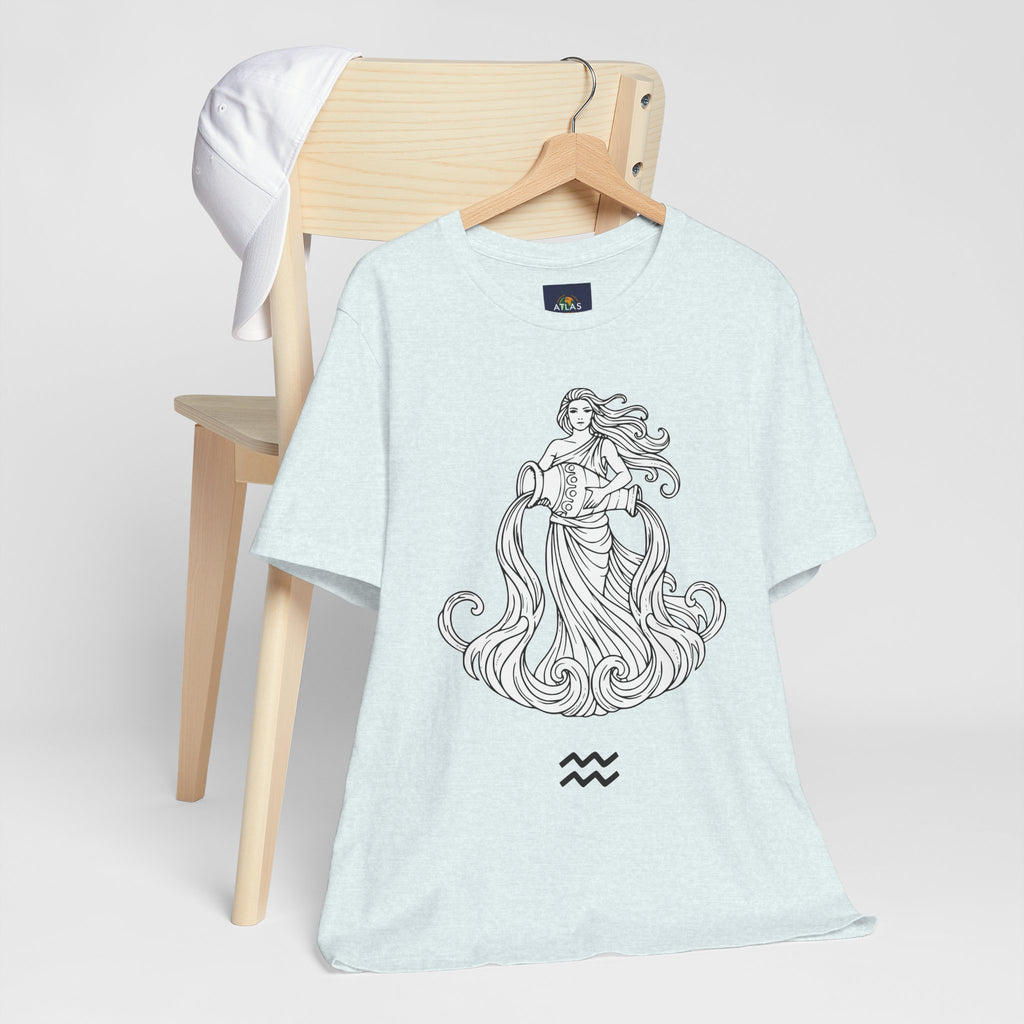 Aquarius Zodiac Tee - Unisex Astrology T-Shirt for Trendy Style