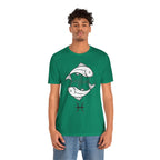 Pisces Zodiac T-shirt - Minimalist Black and White Unisex Tee