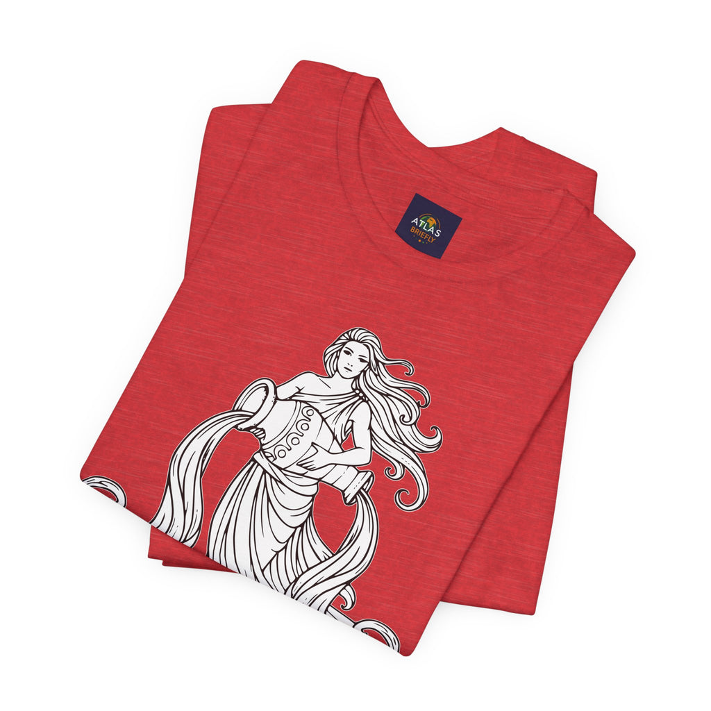 Aquarius Zodiac Tee - Unisex Astrology T-Shirt for Trendy Style