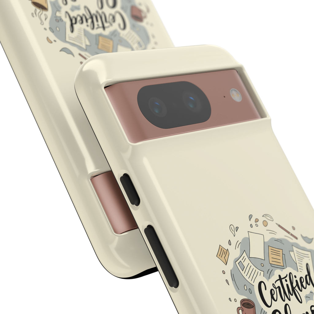 Certified Chaos Coordinator Phone Case - Funny Mom Teacher Mobile Cover | Organized Chaos Gift - Atlas Briefly