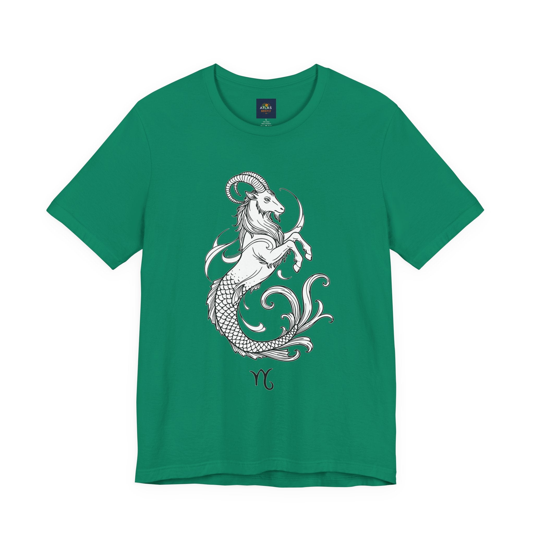 Capricorn Zodiac Tee - Unisex Minimalist Horoscope Shirt in Black and White