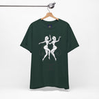 Gemini Zodiac Tee - Minimalistic Black and White Unisex Design
