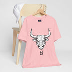 Taurus Zodiac T-Shirt - Minimalist Black and White Unisex T-Shirt