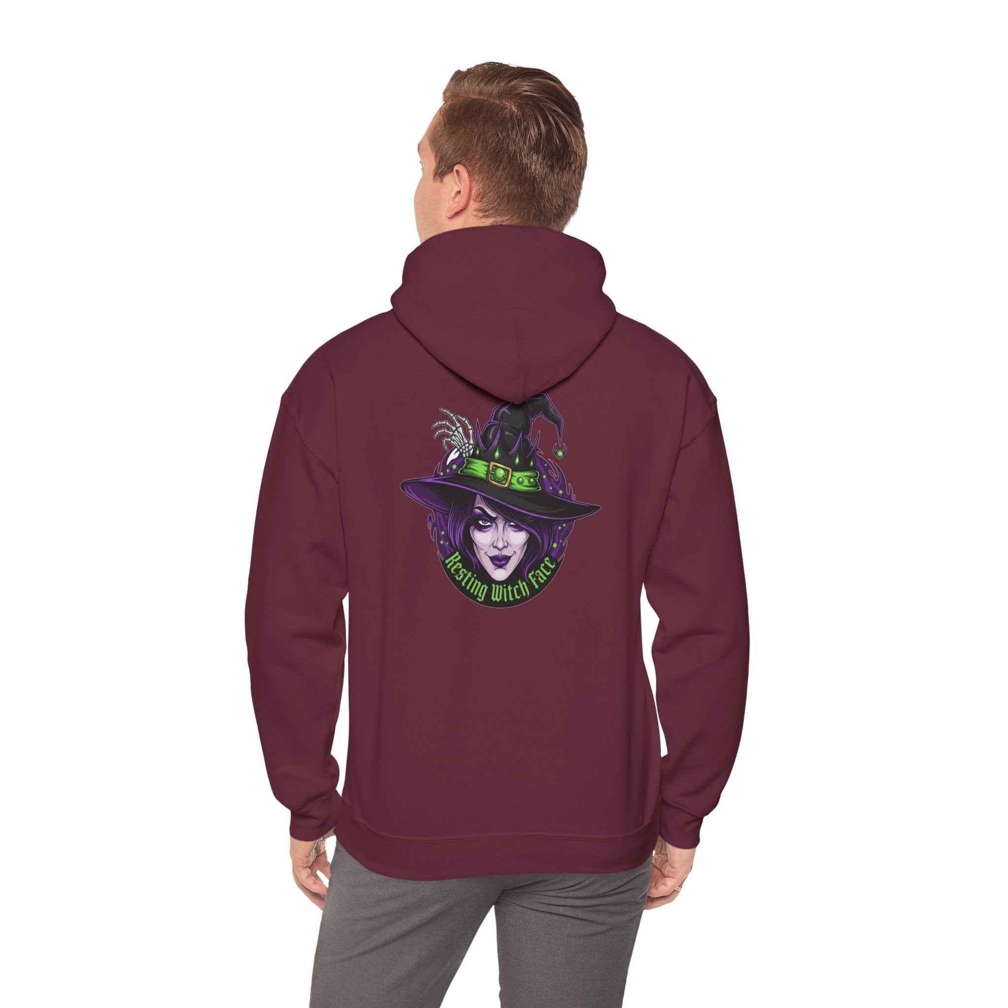 Resting Witch Face Hoodie - Funny Halloween Gift for Witches - Atlas Briefly