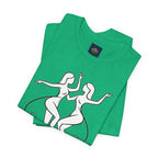 Gemini Zodiac Tee - Minimalistic Black and White Unisex Design