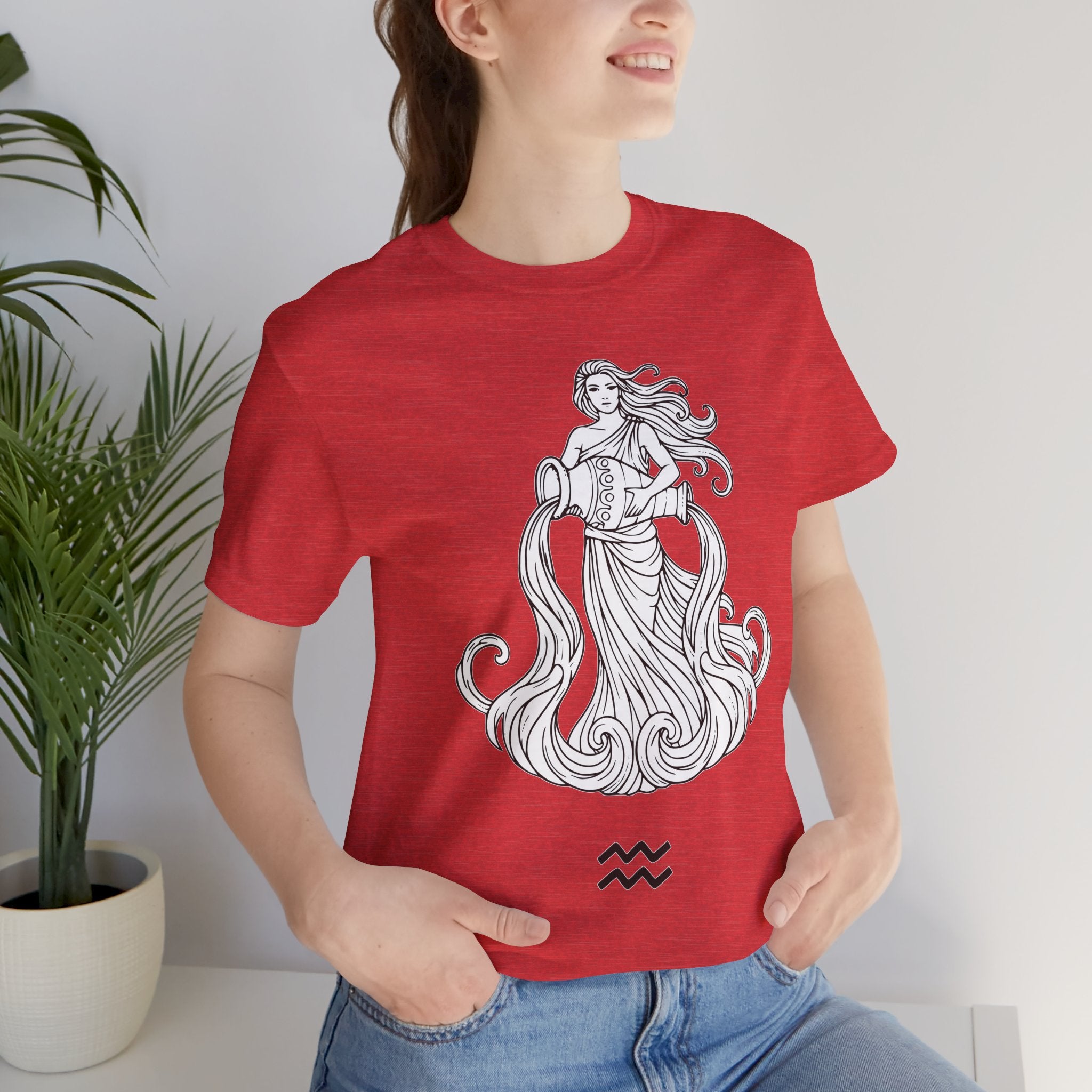 Aquarius Zodiac Tee - Unisex Astrology T-Shirt for Trendy Style