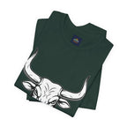 Taurus Zodiac T-Shirt - Minimalist Black and White Unisex T-Shirt