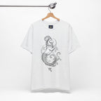 Capricorn Zodiac Tee - Unisex Minimalist Horoscope Shirt in Black and White