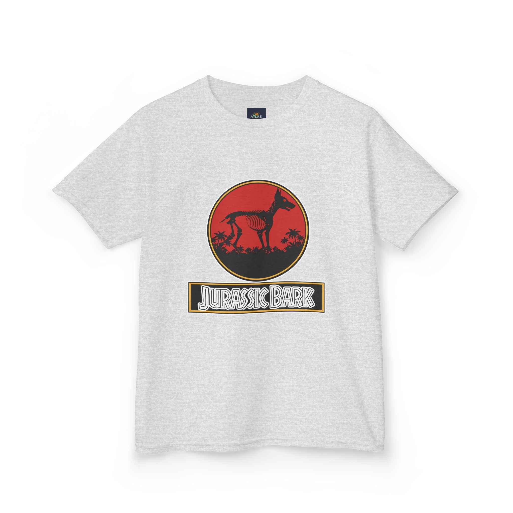 Kids Doberman Jurassic Bark T-Shirt | Fun Dog Tee for Kids - Atlas Briefly