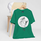 Virgo Zodiac Tee - Minimalist Black and White Unisex T-Shirt