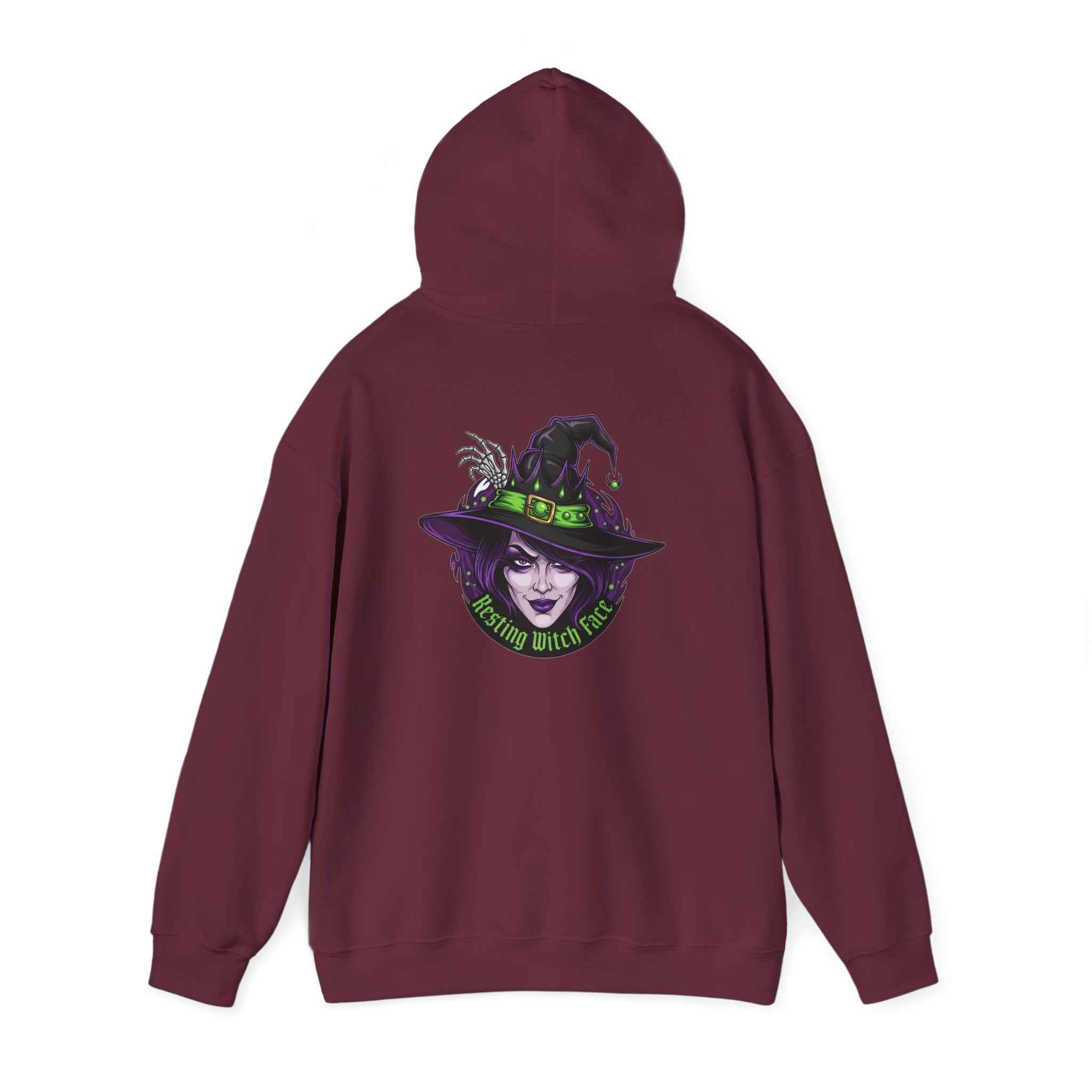 Resting Witch Face Hoodie - Funny Halloween Gift for Witches - Atlas Briefly