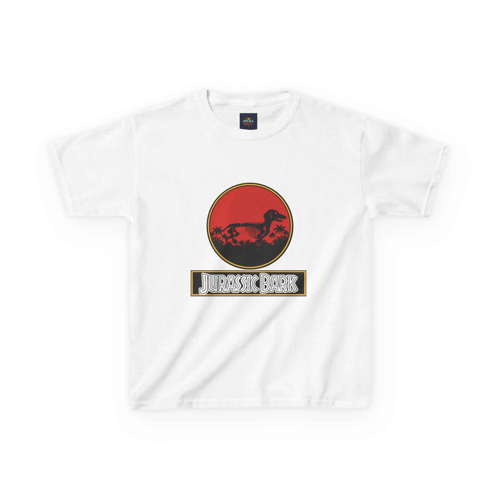 Kids Dachshund T-Shirt - Jurassic Bark Wiener Dog Tee - Atlas Briefly