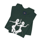 Gemini Zodiac Tee - Minimalistic Black and White Unisex Design