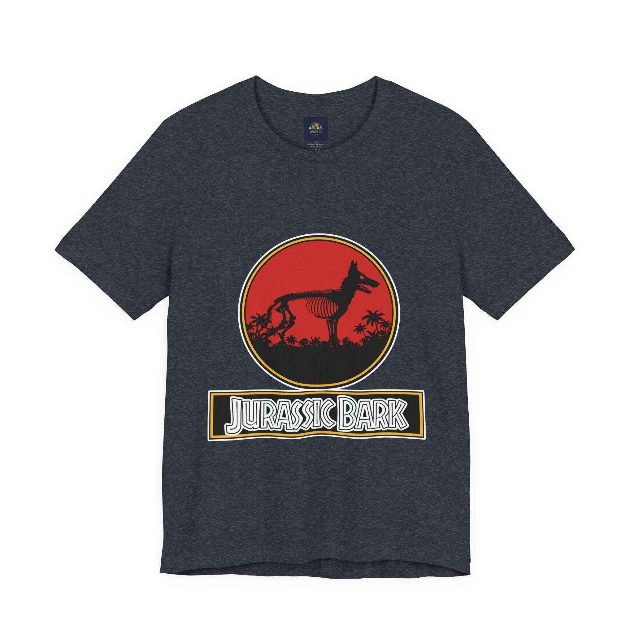 German Shepherd T-Shirt - Jurassic Bark Design | Unique Dog Lover Gift & Worldwide Shipping - Atlas Briefly
