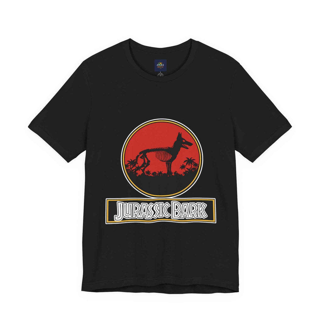 German Shepherd T-Shirt - Jurassic Bark Design | Unique Dog Lover Gift & Worldwide Shipping - Atlas Briefly