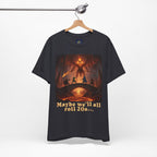 D&D Fantasy T-Shirt - Roll a Natural 20 Dungeon Master RPG Unisex Tee