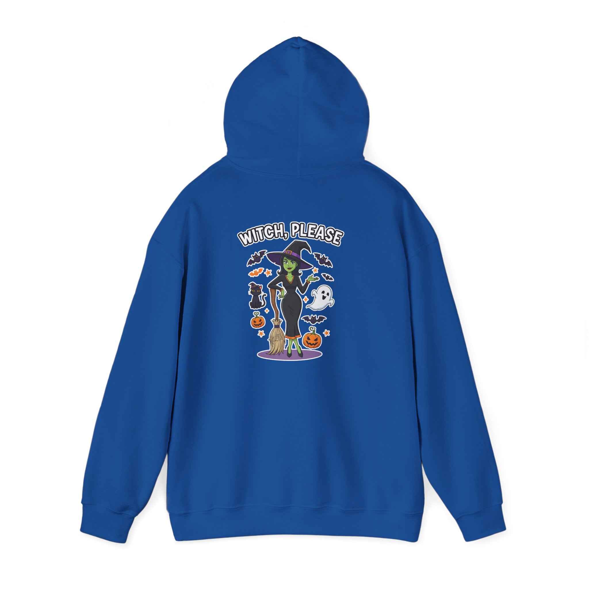 Witch Please Halloween Hoodie - Sassy Witch Sweatshirt for Spooky Season - Atlas Briefly