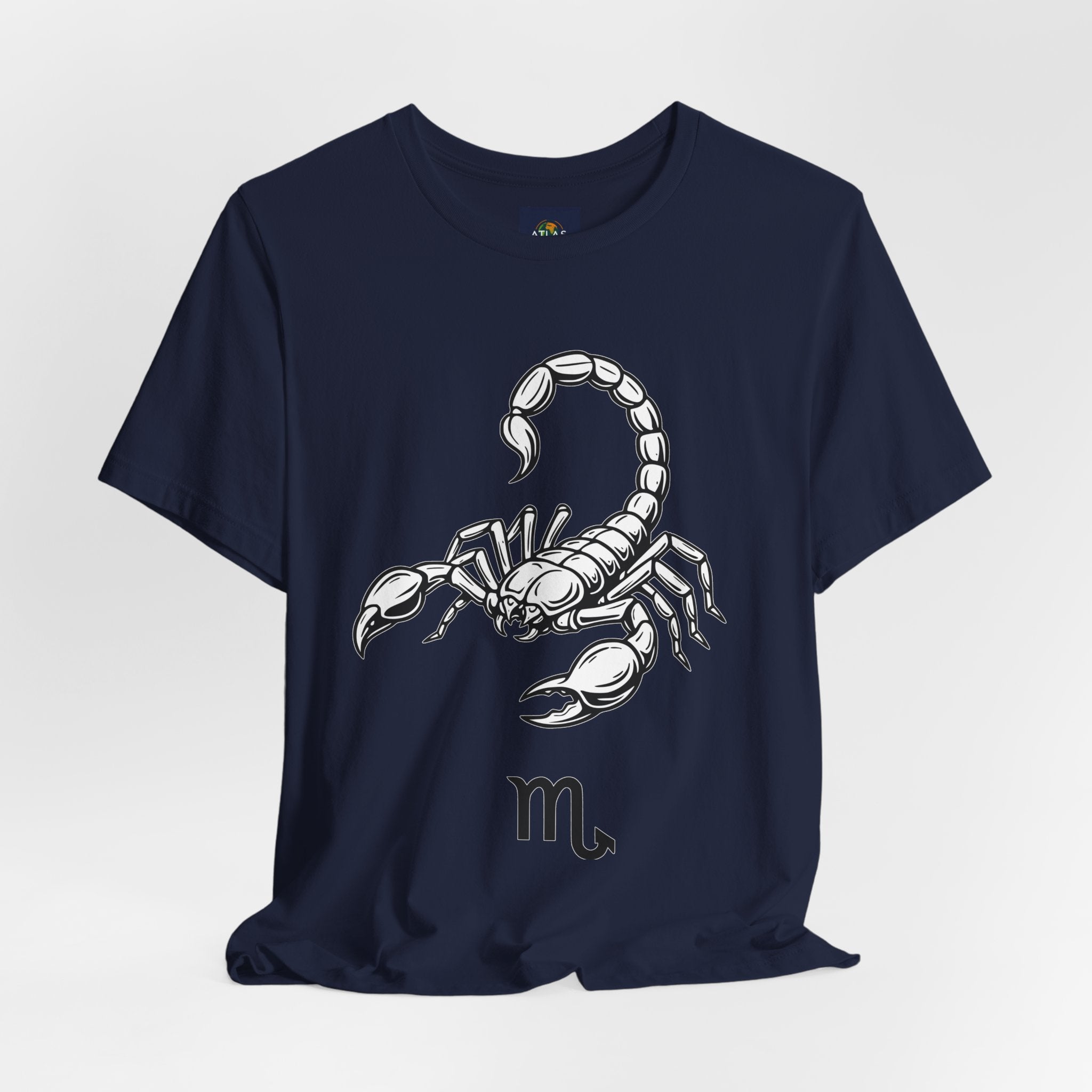 Scorpio Zodiac Tee - Unisex Minimalist Black and White Design