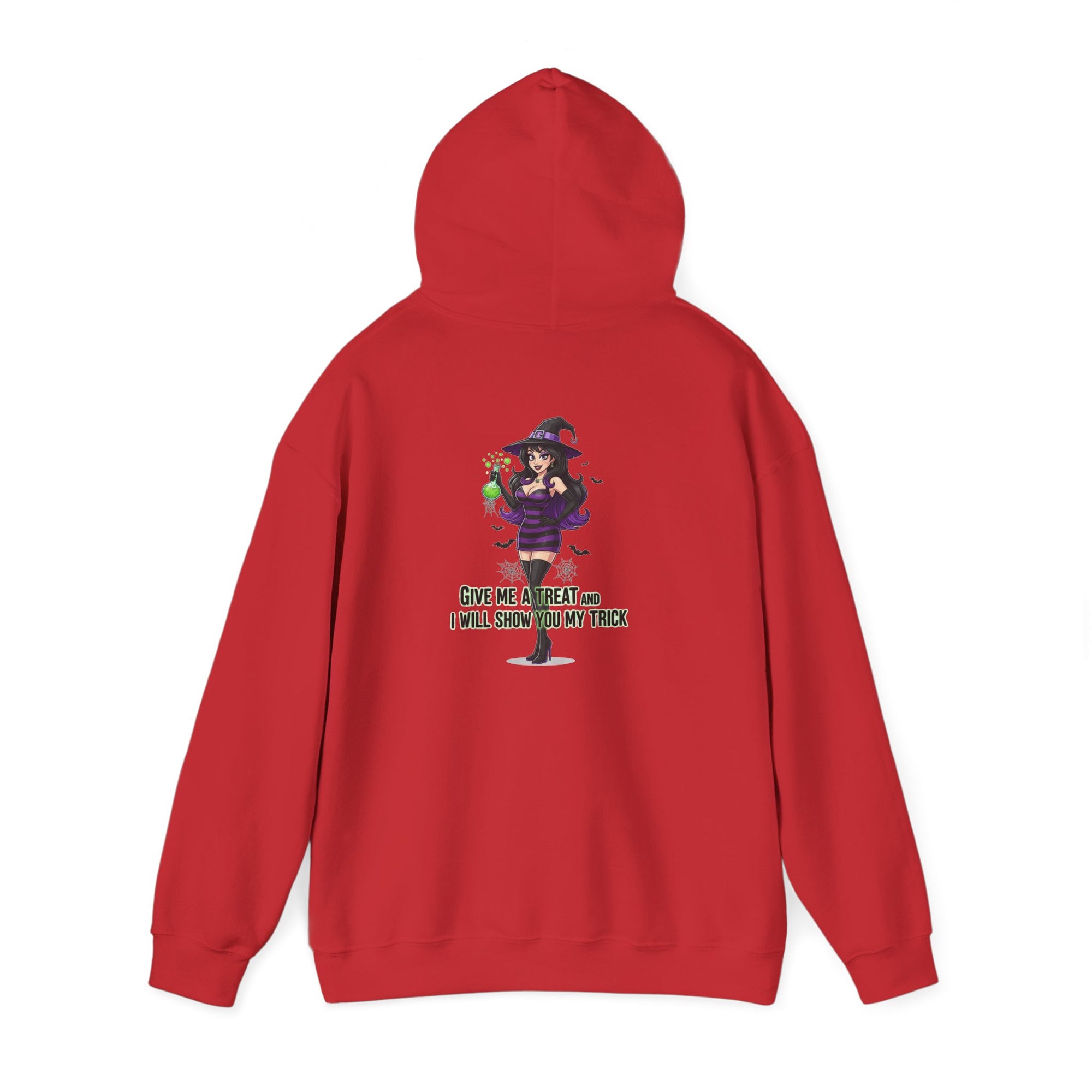 Sexy Witch Halloween Hoodie - Flirty Witch Costume Sweatshirt | Trick or Treat Halloween Apparel - Atlas Briefly