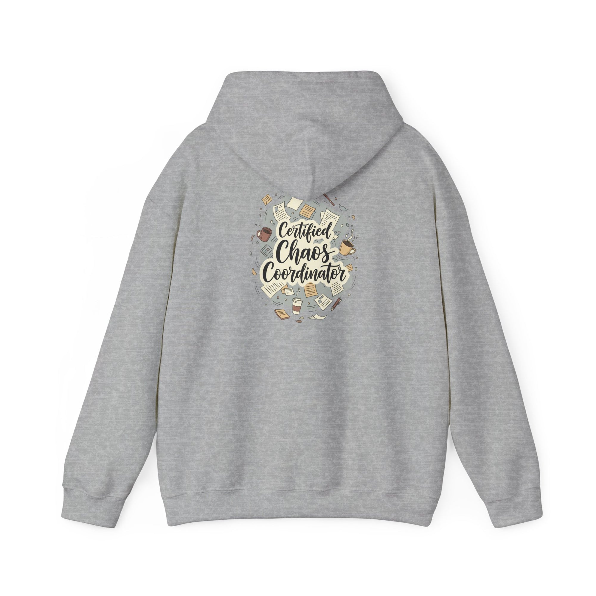 Certified Chaos Coordinator Hoodie - Funny Mom Teacher Gift | Organized Chaos Sweatshirt - Atlas Briefly
