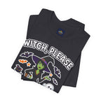Witch Please Halloween T-Shirt - Sassy Witch Tee with Pumpkin Design | Funny Halloween Shirt - Atlas Briefly