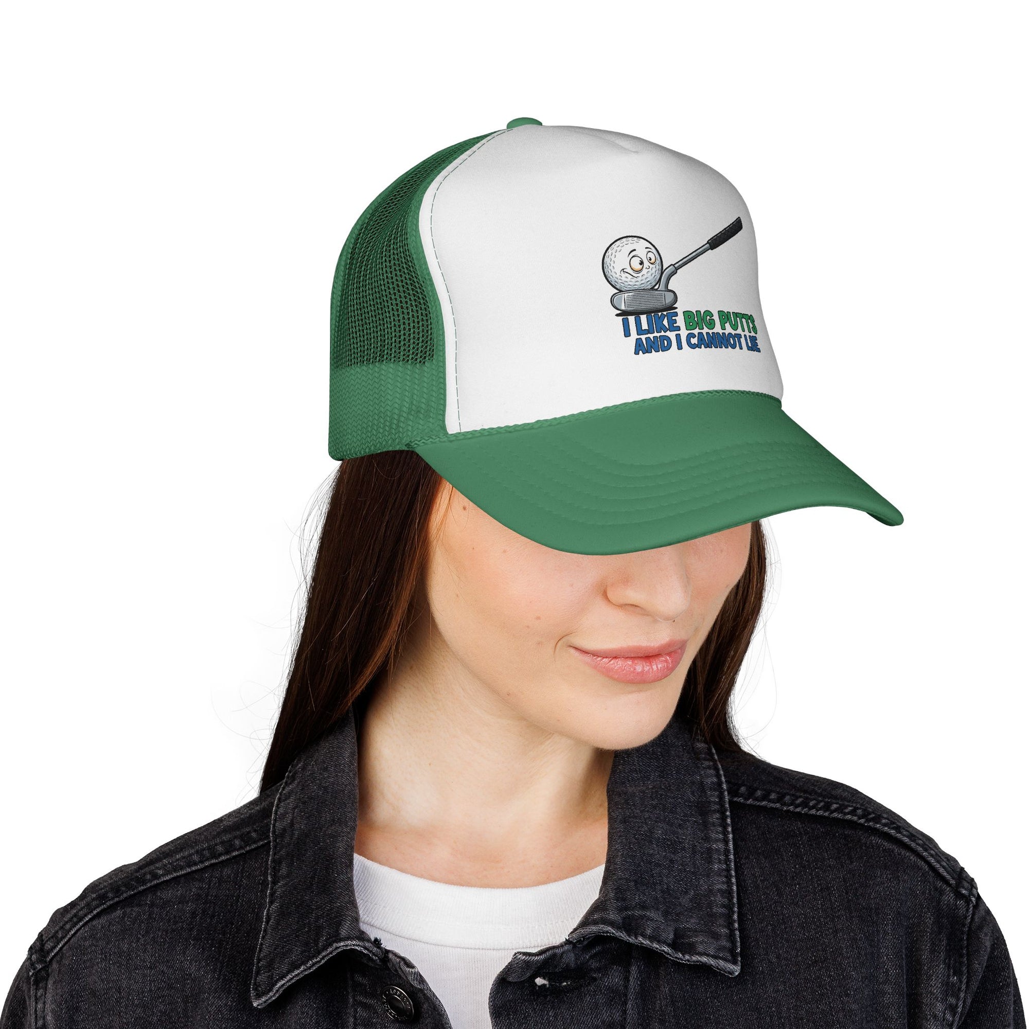 I Like Big Putts Golf Trucker Cap - Funny Golf Hat | Hilarious Golfer Gift - Atlas Briefly
