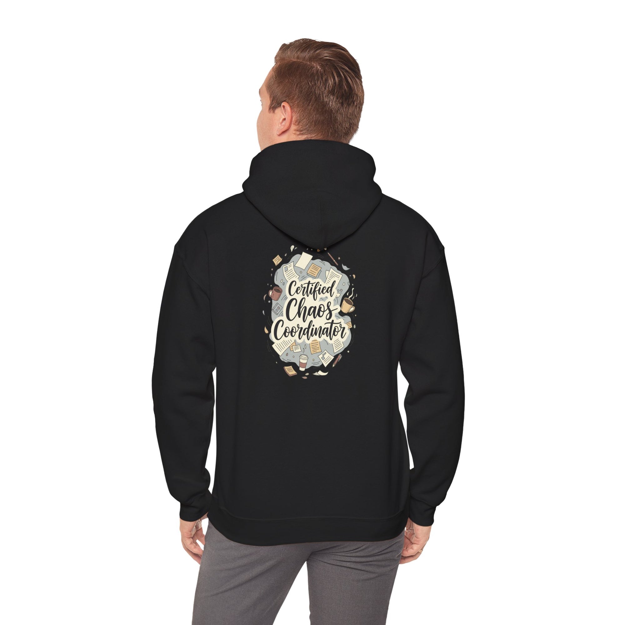 Certified Chaos Coordinator Hoodie - Funny Mom Teacher Gift | Organized Chaos Sweatshirt - Atlas Briefly