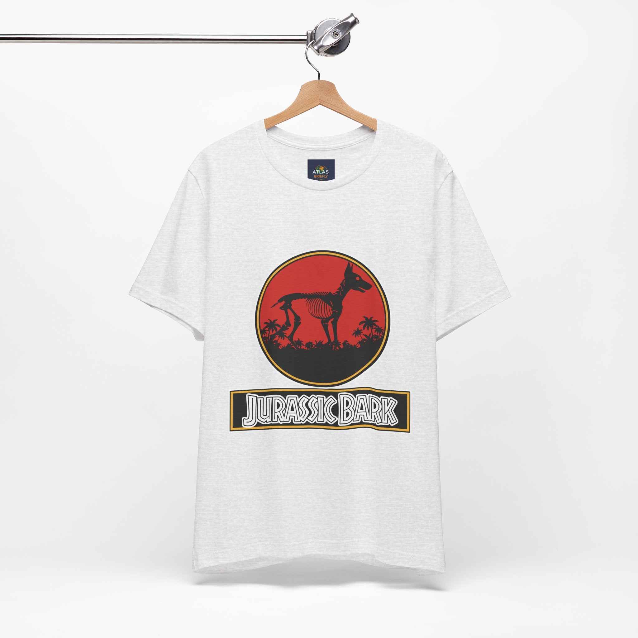 Doberman T-Shirt for Dog Lovers - Jurassic Bark Design - Atlas Briefly