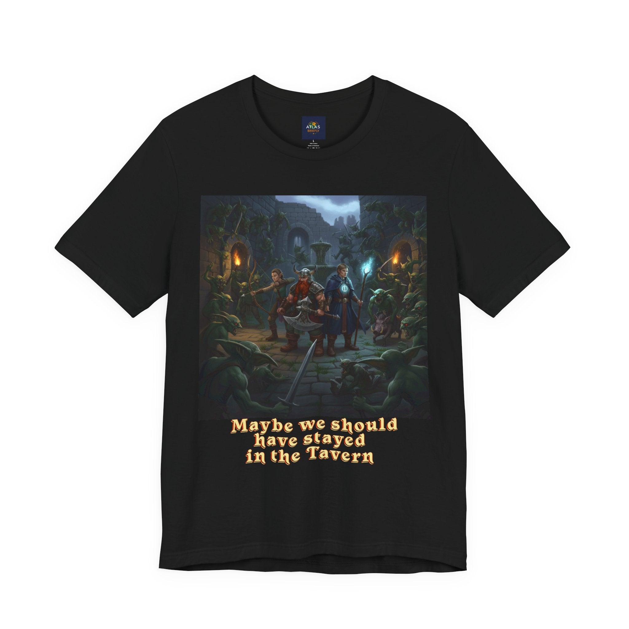 Goblin Ambush T-Shirt - Unleash Your Inner Fantasy Adventure - Atlas Briefly