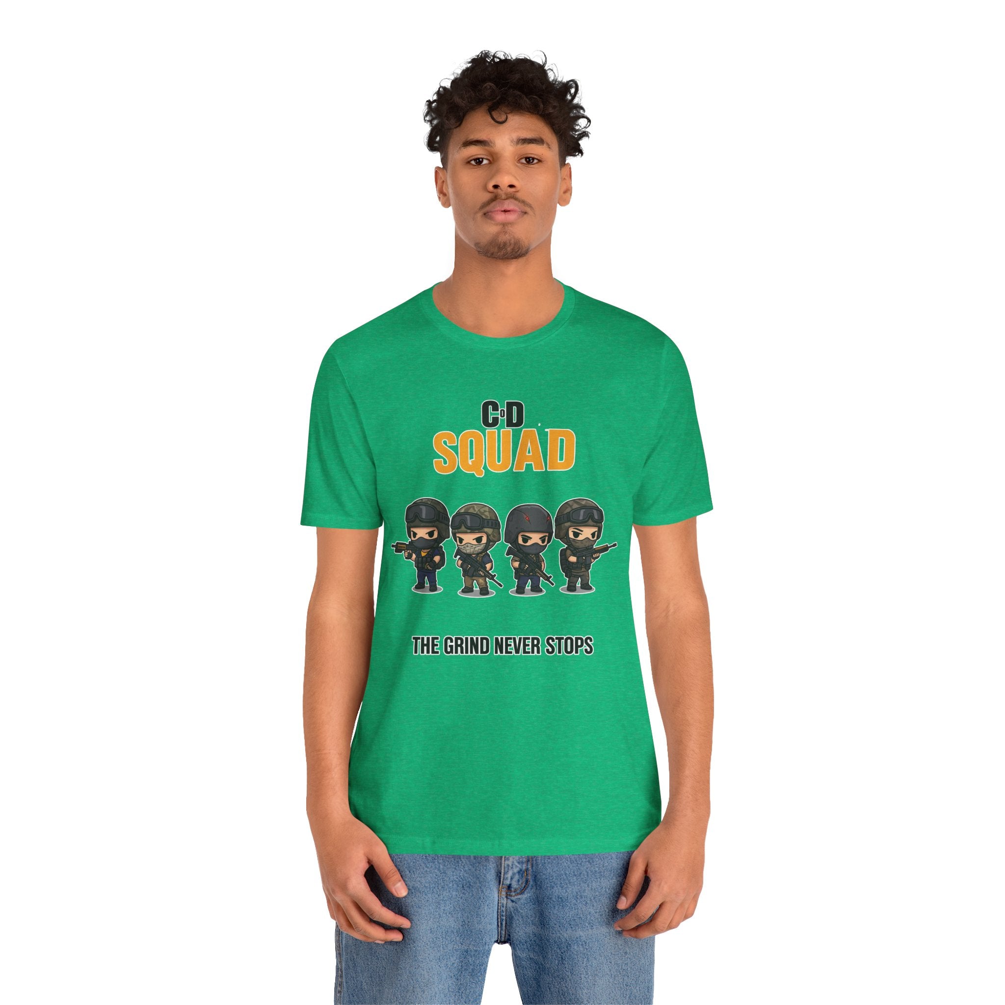 CoD Squad Tee for Gamers: The Grind Never Stops