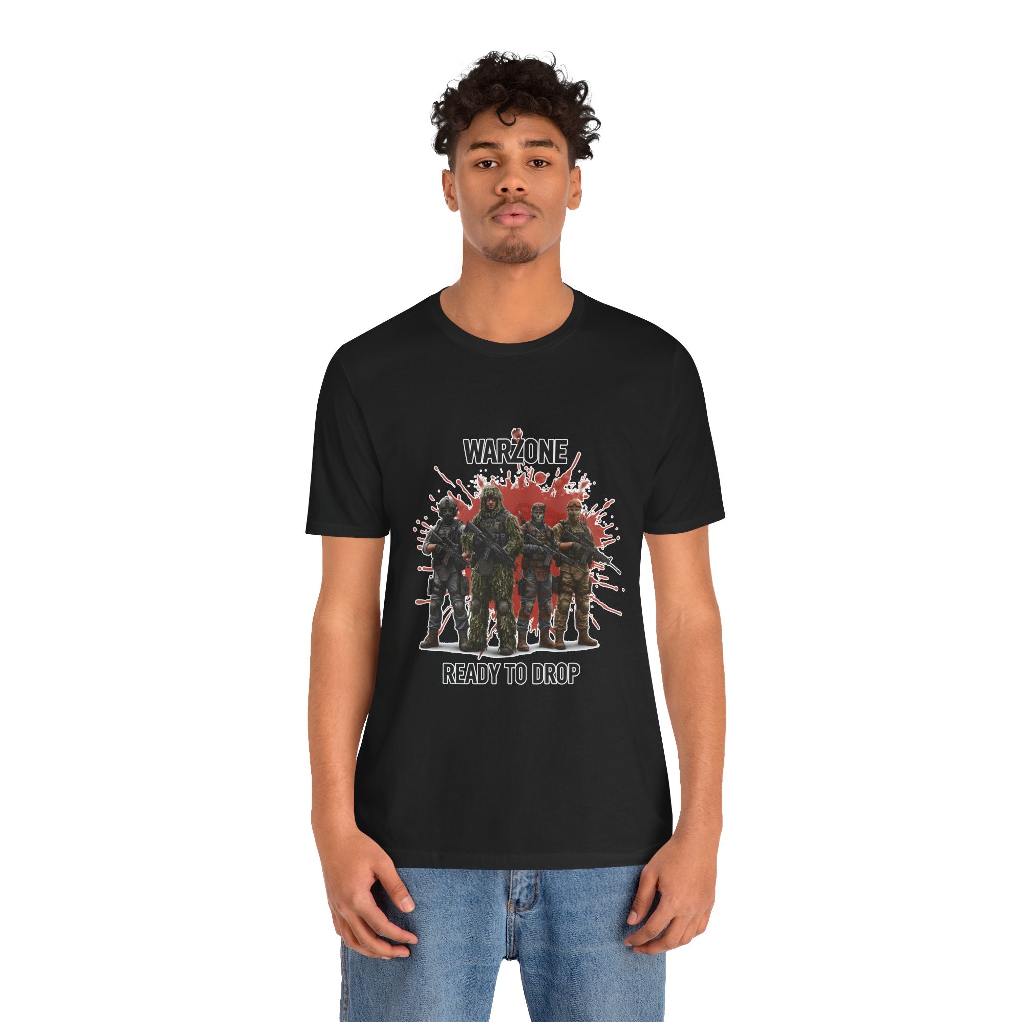 Warzone Drop T-shirt for Squad's Fashion Sense and Diverse K/D Ratio