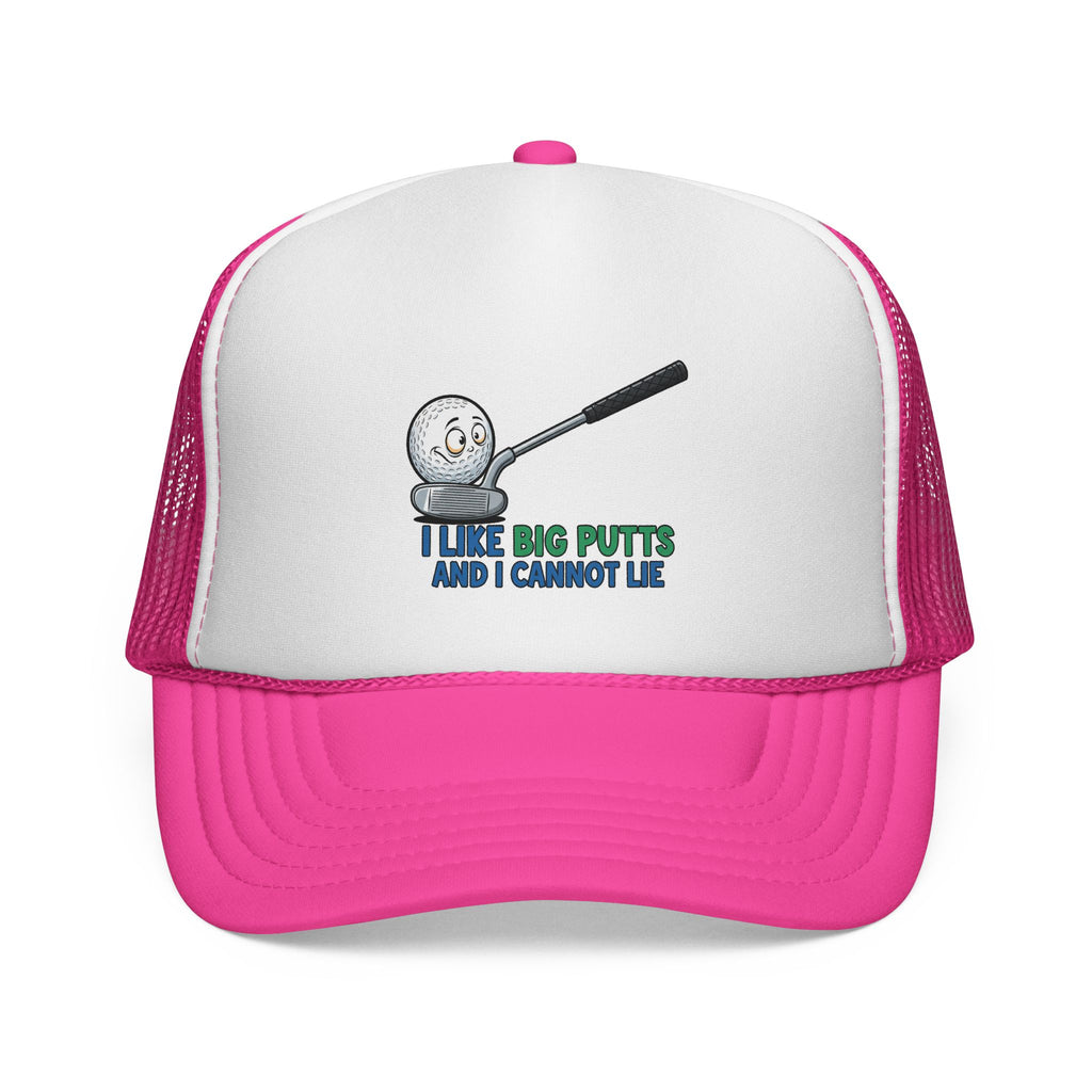 I Like Big Putts Golf Trucker Cap - Funny Golf Hat | Hilarious Golfer Gift - Atlas Briefly
