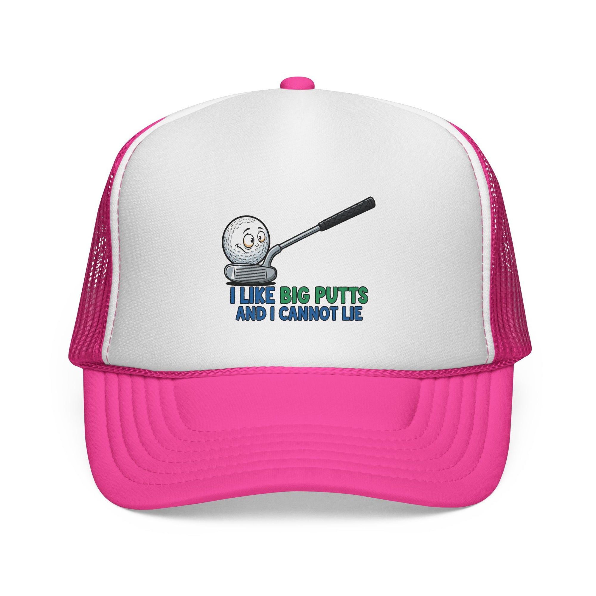 I Like Big Putts Golf Trucker Cap - Funny Golf Hat | Hilarious Golfer Gift - Atlas Briefly