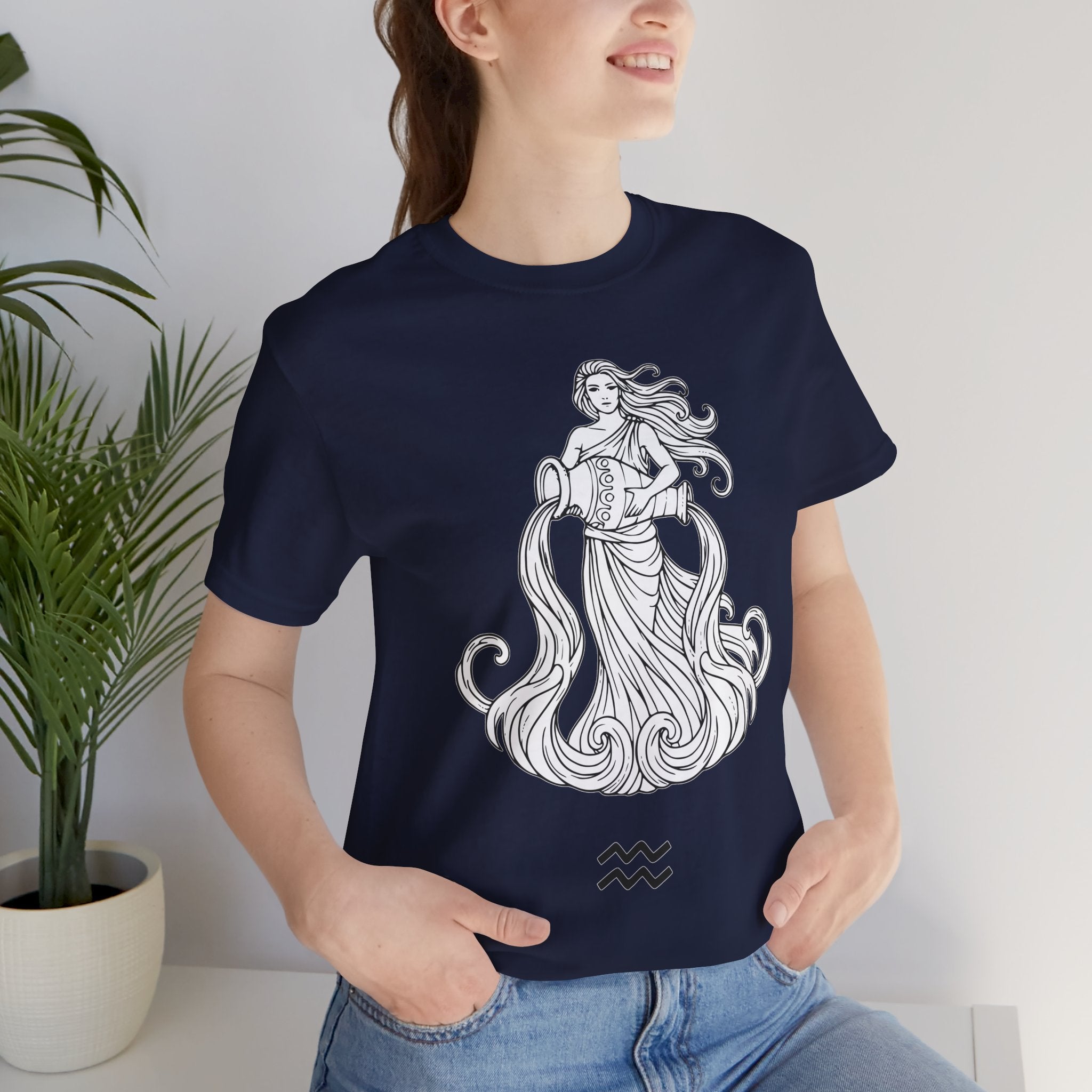 Aquarius Zodiac Tee - Unisex Astrology T-Shirt for Trendy Style
