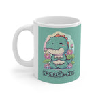 NamasTe-Rex Mug - Funny Yoga Coffee Cup for Dinosaurs | Unique Zen T-Rex Gift