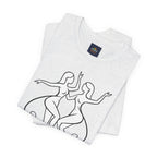 Gemini Zodiac Tee - Minimalistic Black and White Unisex Design