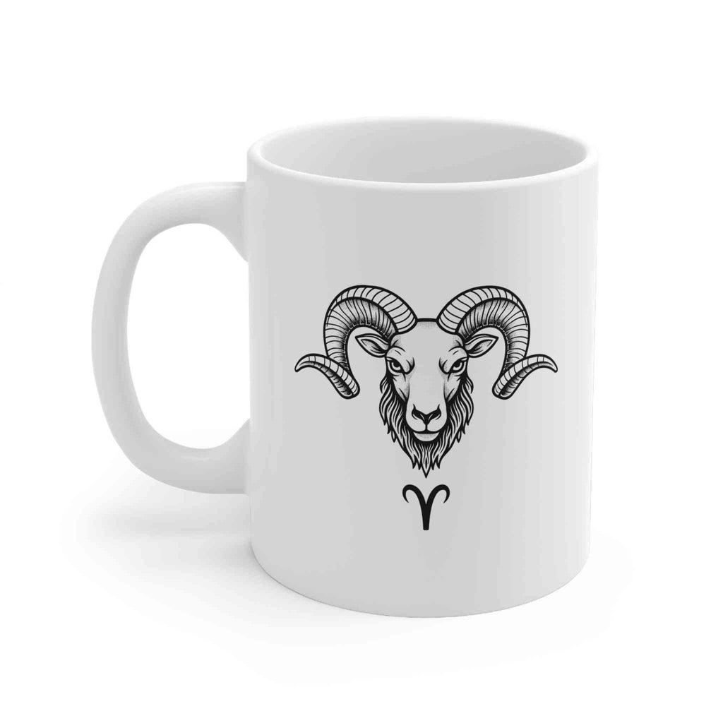 Zodiac Mug - Aries Minimalist Design Gift