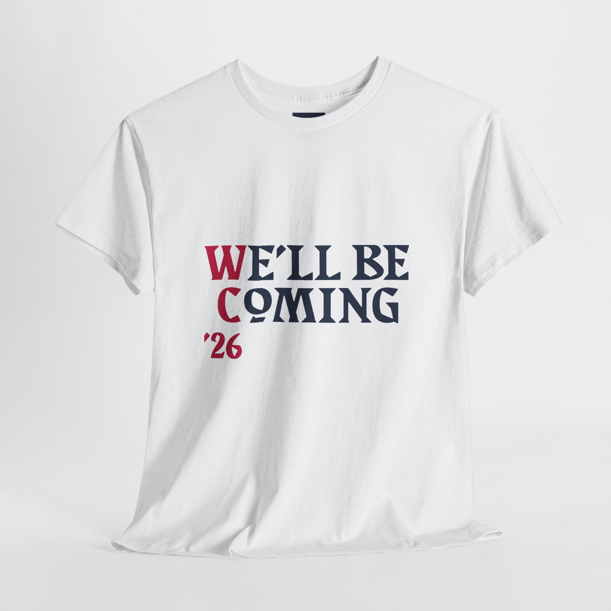 "We'll Be Coming '26" Scotland World Cup T-Shirt | Premium Tartan Army Fan Gear