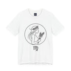 Virgo Zodiac Tee - Minimalist Black and White Unisex T-Shirt
