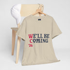 "We'll Be Coming '26" Scotland World Cup T-Shirt | Premium Tartan Army Fan Gear