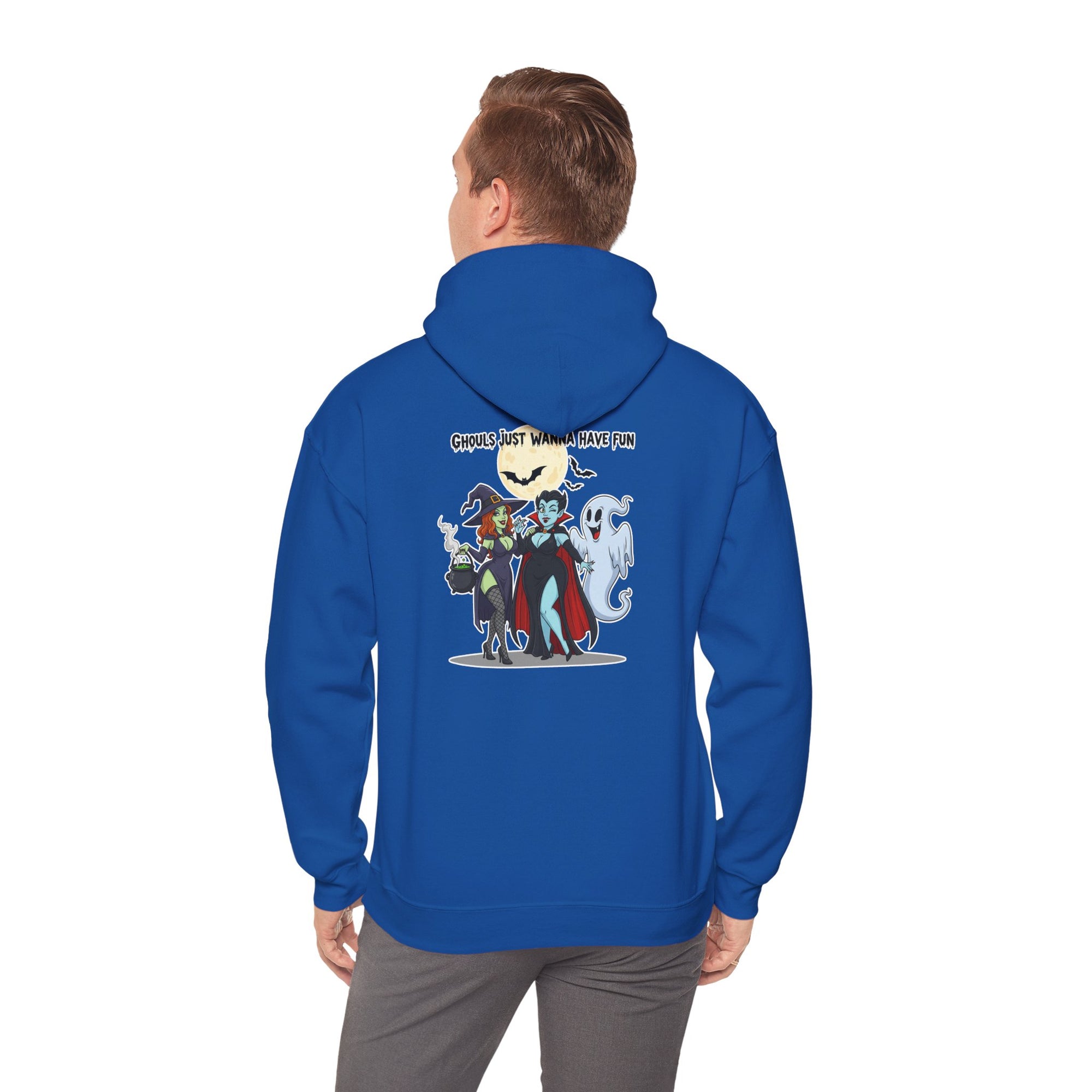 Ghouls Just Wanna Have Fun Halloween Hoodie - Witch Vampire Ghost Sweatshirt | Spooky Squad Apparel - Atlas Briefly