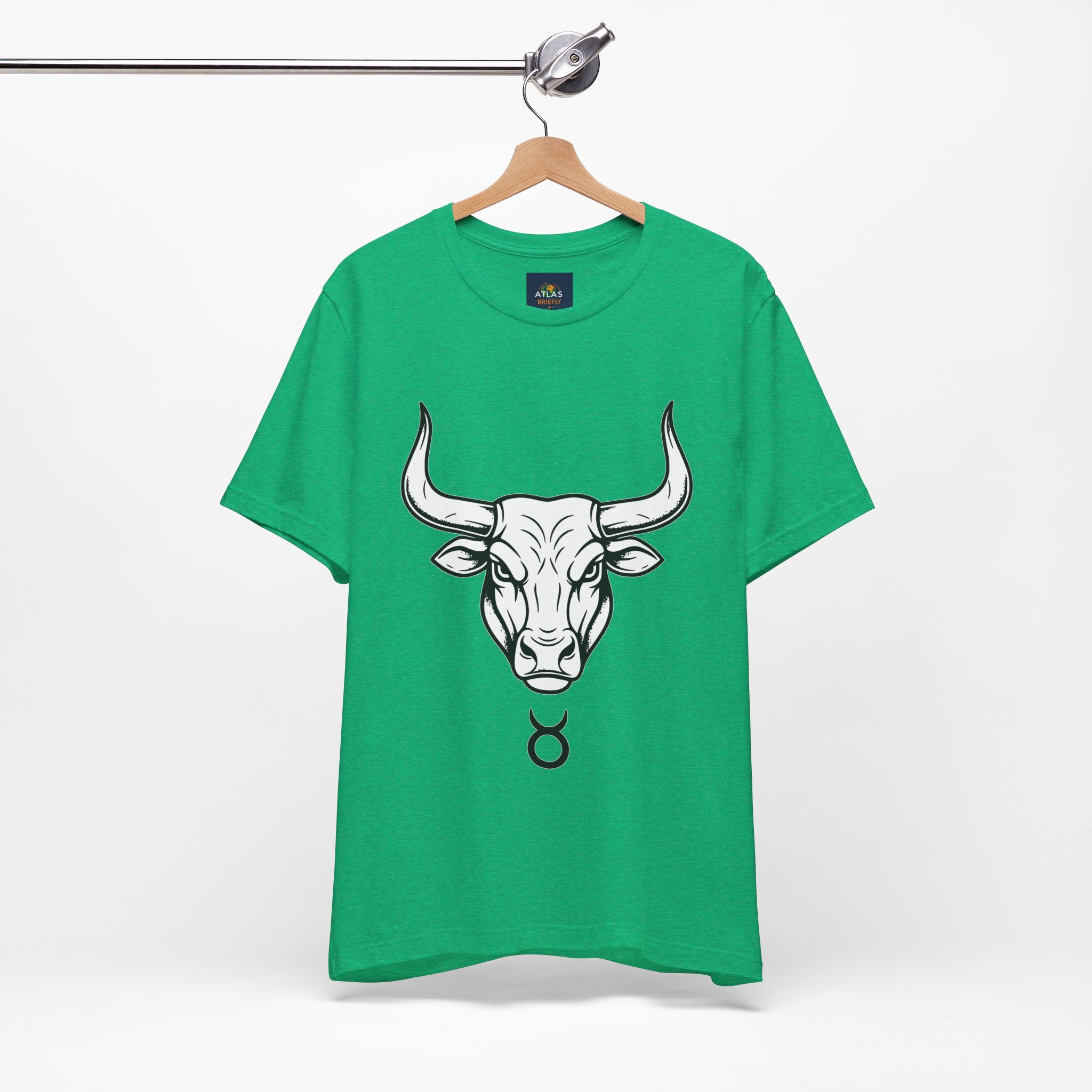 Taurus Zodiac T-Shirt - Minimalist Black and White Unisex T-Shirt