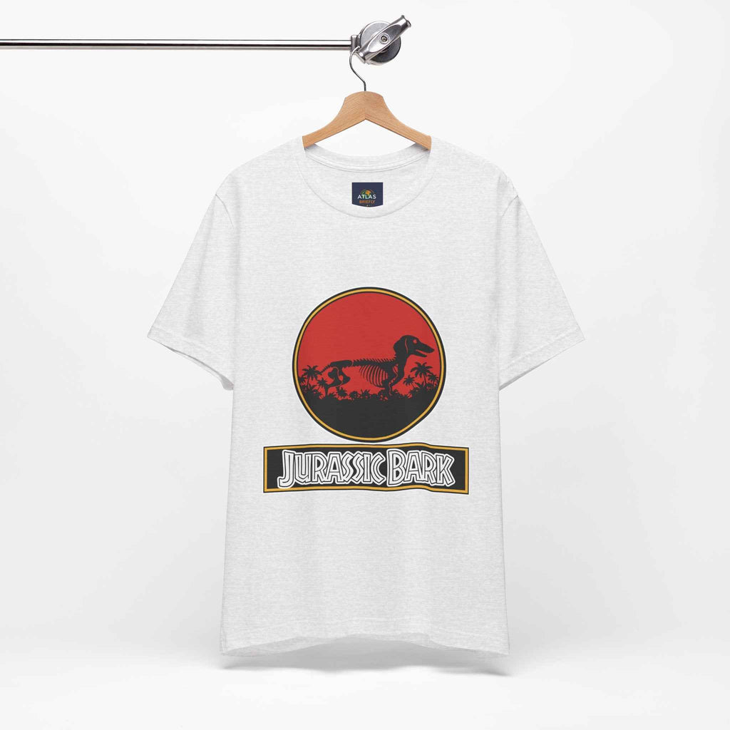 Dachshund Jurassic Bark T-Shirt - Perfect Wiener Dog Gift for Pet Lovers - Atlas Briefly