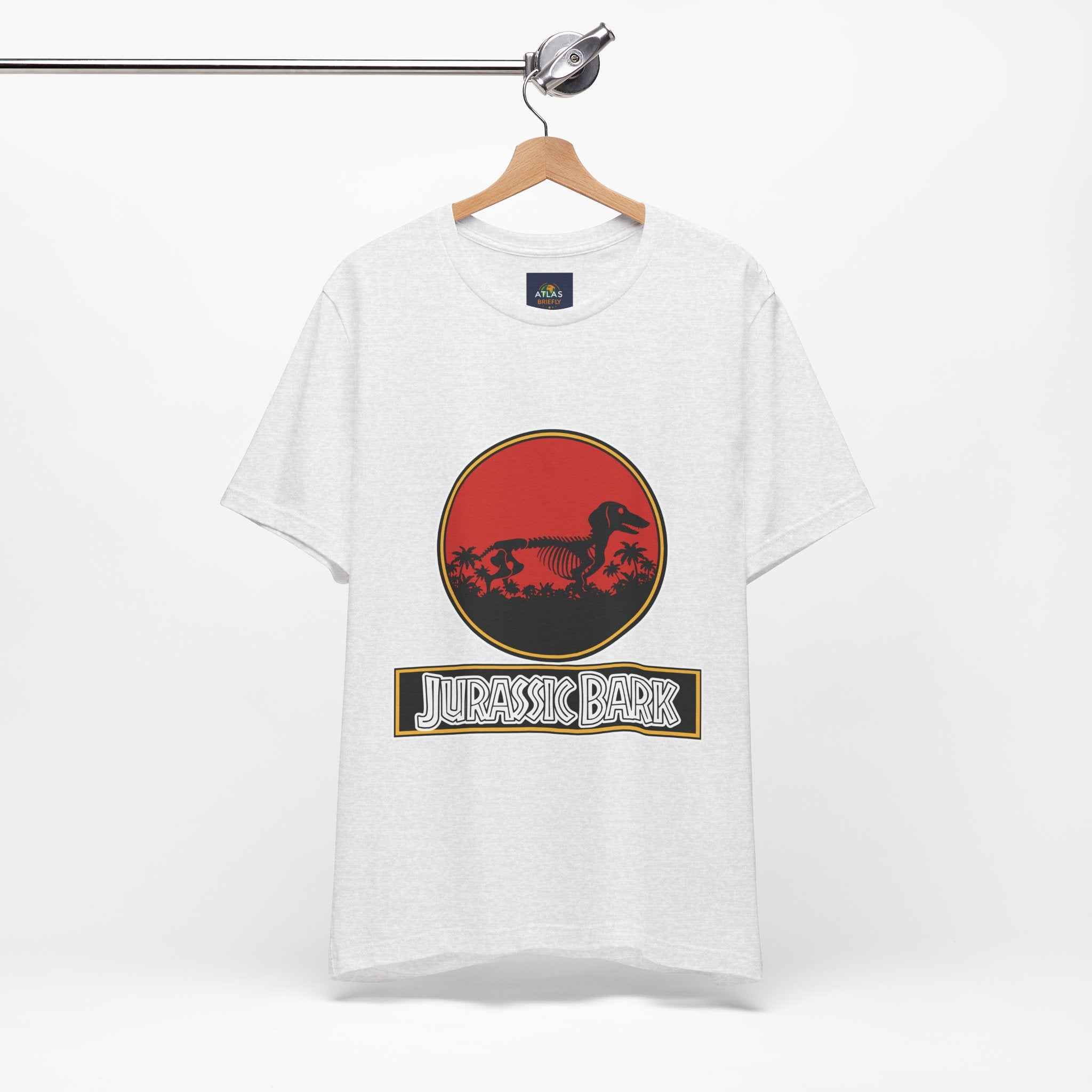 Dachshund Jurassic Bark T-Shirt - Perfect Wiener Dog Gift for Pet Lovers - Atlas Briefly