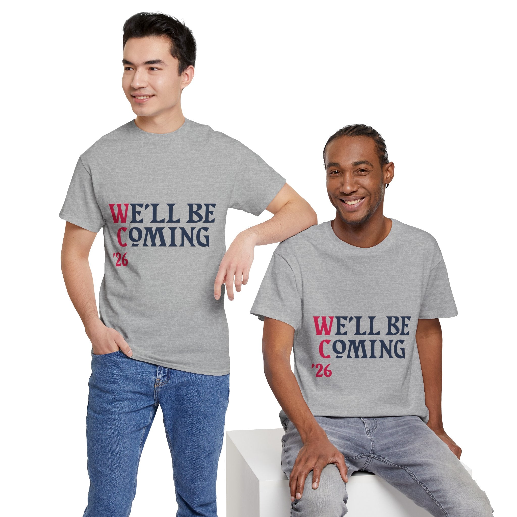 "We'll Be Coming '26" Scotland World Cup T-Shirt | Premium Tartan Army Fan Gear