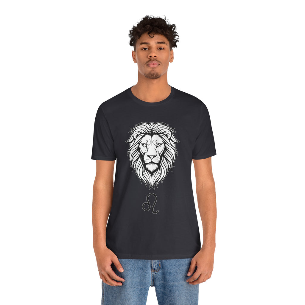 Leo Zodiac T-shirt- Black & White Leo unisex Shirt