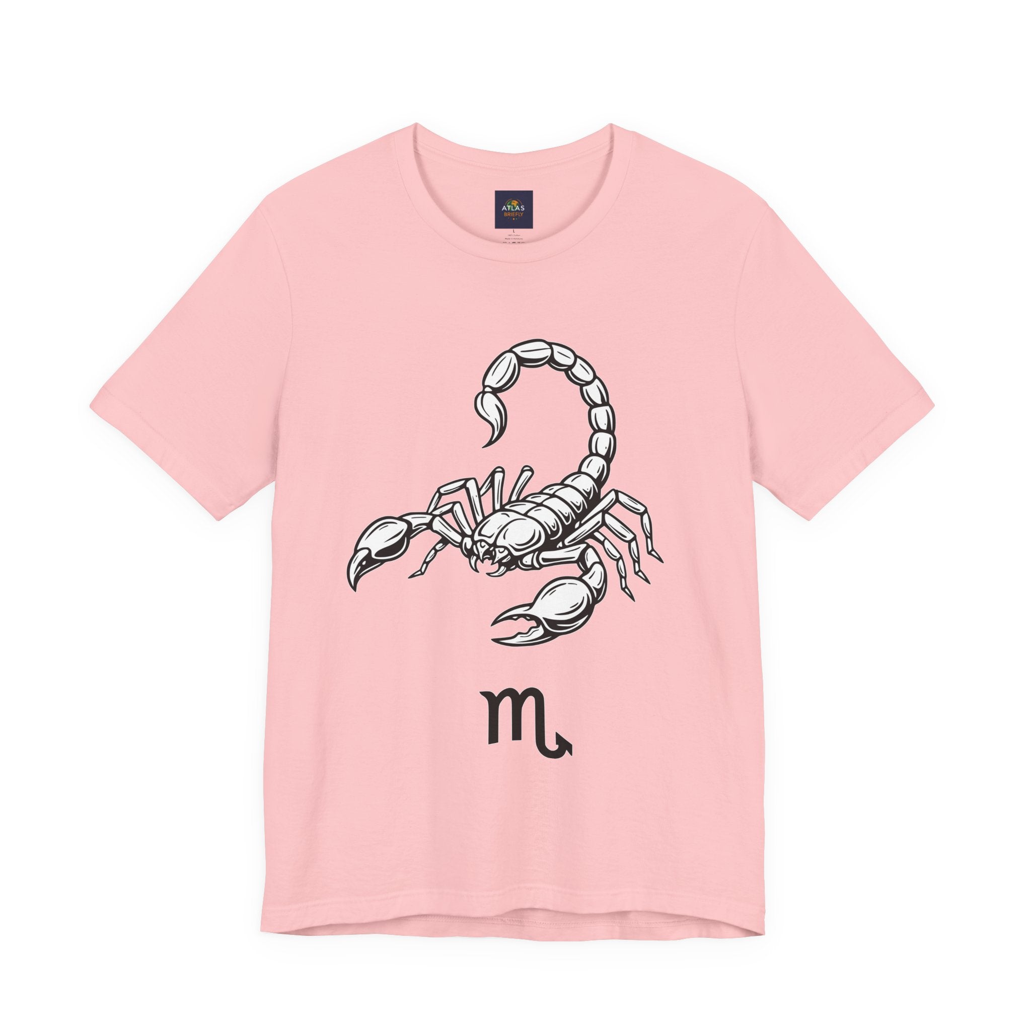 Scorpio Zodiac Tee - Unisex Minimalist Black and White Design